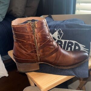 Freebird Brown Ankle Boots